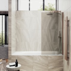 Шторка на ванну MaybahGlass MGV-73-2ш