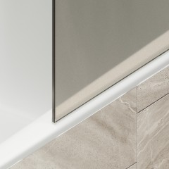 Шторка на ванну MaybahGlass MGV-73-2ш