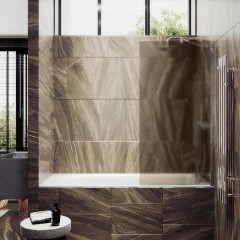Шторка на ванну MaybahGlass MGV-73-4ш