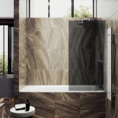 Шторка на ванну MaybahGlass MGV-78-5ш