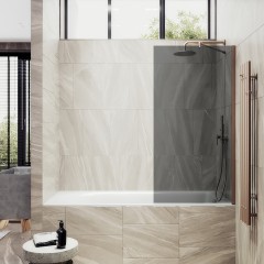 Шторка на ванну MaybahGlass MGV-79-2ш