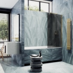 Шторка на ванну MaybahGlass MGV-87-3ш