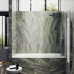 Шторка на ванну MaybahGlass MGV-253-1ш