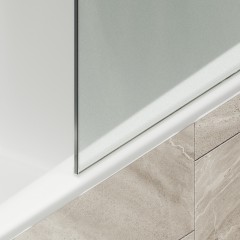 Шторка на ванну MaybahGlass MGV-90-2ш