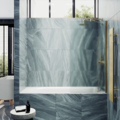 Шторка на ванну MaybahGlass MGV-91-3ш