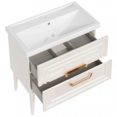 Комплект мебели ASB-Mebel Летиция 80 белый/золото