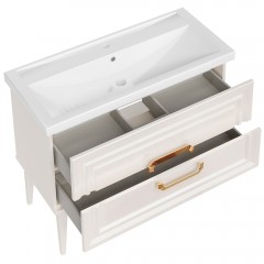 Комплект мебели ASB-Mebel Летиция 100 белый/золото
