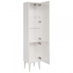 Пенал ASB-Mebel Летиция 40 белый/хром