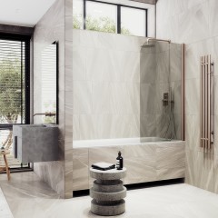 Шторка на ванну MaybahGlass MGV-601-2