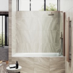 Шторка на ванну MaybahGlass MGV-597-2