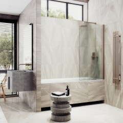 Шторка на ванну MaybahGlass MGV-605-2