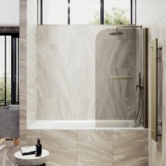 Шторка на ванну MaybahGlass MGV-771-2