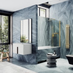 Шторка на ванну MaybahGlass MGV-775-3