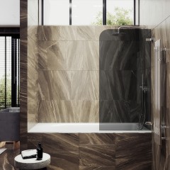 Шторка на ванну MaybahGlass MGV-654-4