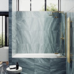 Шторка на ванну MaybahGlass MGV-656-3