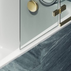 Шторка на ванну MaybahGlass MGV-656-3