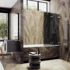 Шторка на ванну MaybahGlass MGV-577-4