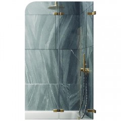 Шторка на ванну MaybahGlass MGV-572-3