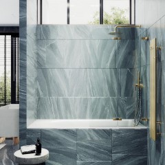 Шторка на ванну MaybahGlass MGV-572-3