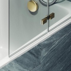 Шторка на ванну MaybahGlass MGV-572-3