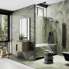 Шторка на ванну MaybahGlass MGV-572-6
