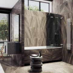 Шторка на ванну MaybahGlass MGV-583-4