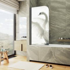 Шторка на ванну MaybahGlass MGV-927-ФП003-6