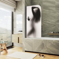 Шторка на ванну MaybahGlass MGV-927-ФП015-6