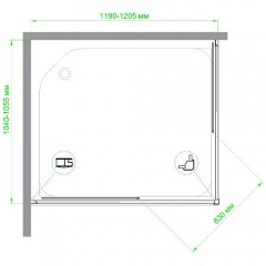 Душевое ограждение Royal Bath RB10512HPD-C