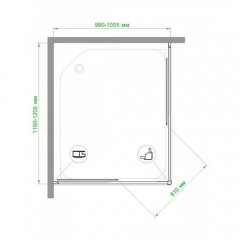 Душевое ограждение Royal Bath RB1120HPD-T-ST