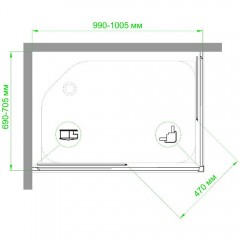 Душевое ограждение Royal Bath RB7100HPD-T