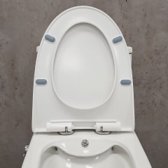 Унитаз Bloomix Lowe MT3101RSB/UF1 Ceramic+ моноблок безободковый с функцией биде и смесителем