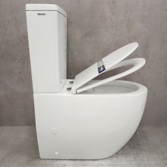 Унитаз Bloomix Vizit MT23115T/UF1 безободковый торнадо