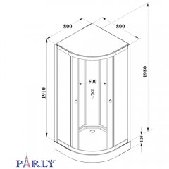 Душевая кабина Parly BETT B831