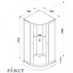 Душевая кабина Parly BETT B931