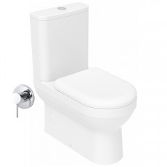 Унитаз Creavit Letoon LT361-00CB00E-0000 безободковый с функцией биде и смесителем