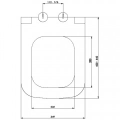 Унитаз Creavit Lidya LY360-11CB00E-0000