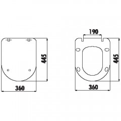 Унитаз Creavit Selin SL310-11CB00E-0000