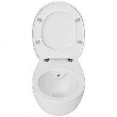 Унитаз подвесной Creavit Foglia FG321-00CB00E-0000 безободковый с функцией биде и смесителем