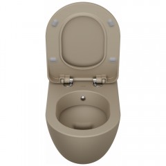 Унитаз подвесной Creavit Free FE320-00CM00E-0000 с функцией биде и смесителем