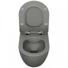 Унитаз подвесной Creavit Free FE322-11CG00E-0000 безободковый