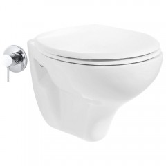 Унитаз подвесной Creavit Perla TP320-00CB00E-0000 с функцией биде и смесителем