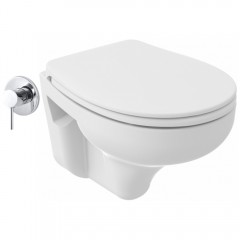 Унитаз подвесной Creavit Perla TP320-00CB00E-0000 Cinar с функцией биде и смесителем