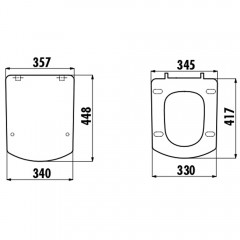 Унитаз подвесной Creavit Tetra TP326-11CB00E-0000