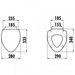 Унитаз Creavit Cocuk CK300-11CB00E-0000 детский