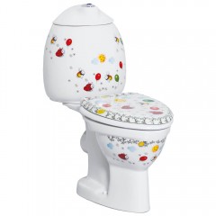 Унитаз Creavit Cocuk CK310-11CB00E-FF00 декор детский
