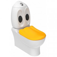 Унитаз Creavit Ducky DC360-11CB00E-0000 жёлтый детский