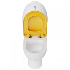 Унитаз Creavit Ducky DC360-11CB00E-0000 жёлтый детский