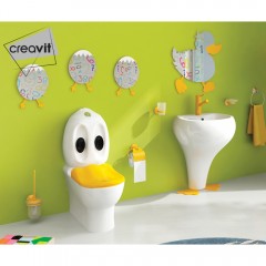 Унитаз Creavit Ducky DC360-11CB00E-0000 жёлтый детский