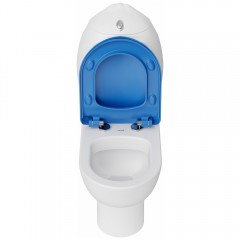 Унитаз Creavit Ducky DC360-11CB00E-0000 синий детский